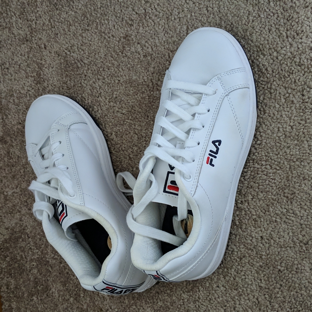 White Fila Sneakers